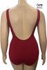 Picture of PLUS SIZE WINE TUMMY CONTROL SWIM SUIT